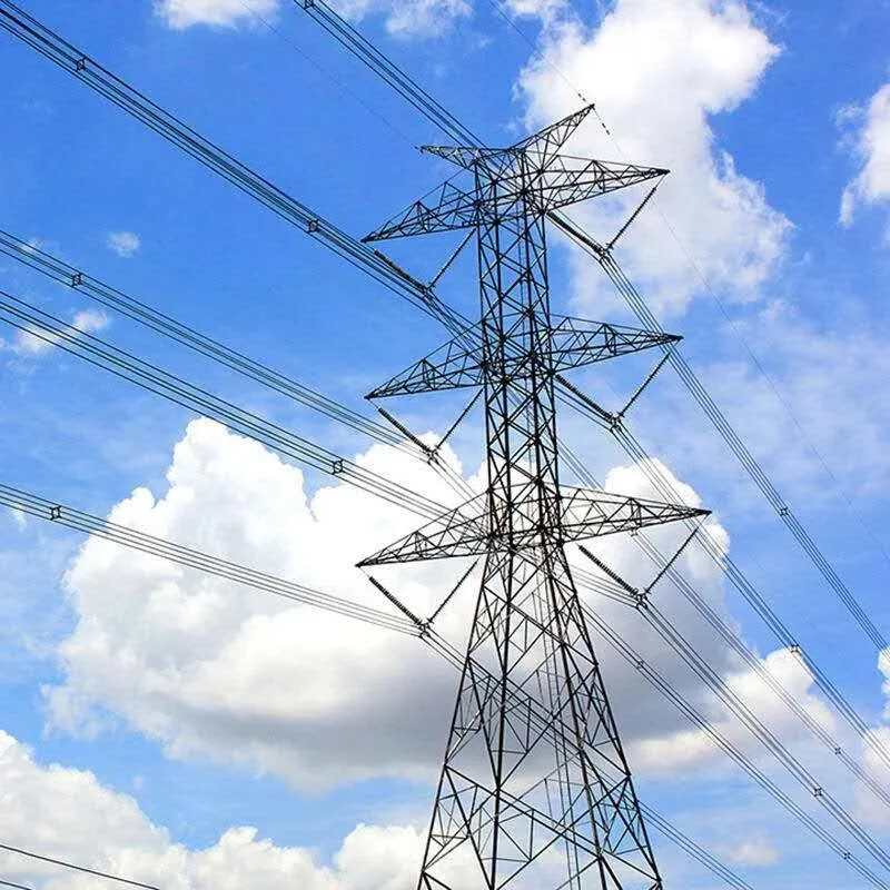 132kV Galvanized Angle Steel Transmission Tower